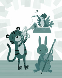 Jazz for Kids Illustration
